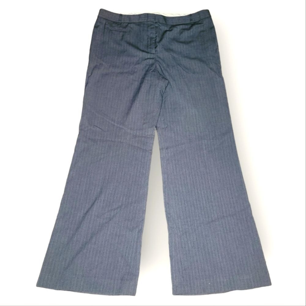 BCBGMAXAZRIA GREY PIN STRIPED DRESS PANTS SIZE 12